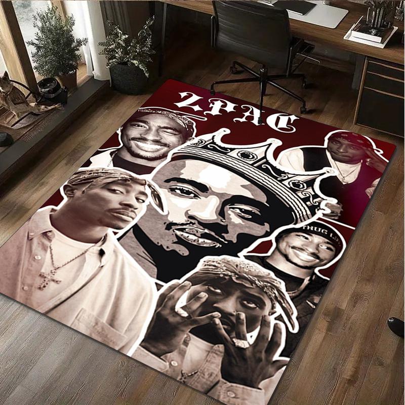 Rug Tupac Carpet Office Decorative Carpet For Living Room Bedroom Door Mat Floor Rug Computer Chair Area Rug