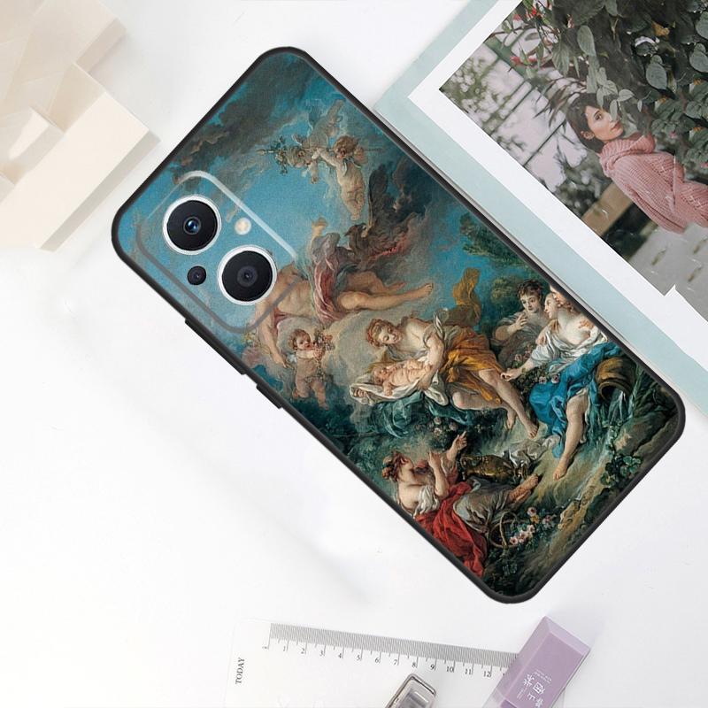 Renaissance Angels Case For OPPO Reno 8 7 6 5 4 Lite 10 Pro 11F 4Z 5Z 8T OPPO Find X2 X3 X5 Lite X6 Pro Cover