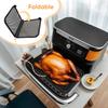 Air Fryer Splash Guard Reusable Silicone Airfryer Splash Pad Effective Grease Splatter Shield Baking Accessories for Ninja AF500