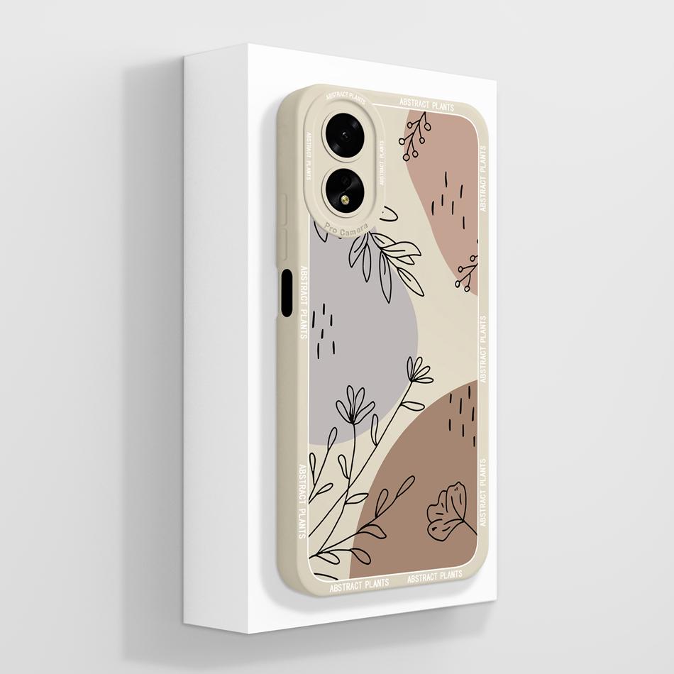For Oppo A38 Case Oppo A18 Cover Cute Panda Soft Liquid Silicone Back Covers For Oppo A 38 4G Full Protection Phone Housing Capa
