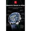 POEDAGAR Men Wristwatch Week Date Digital LED Quartz Fashion Clock Alarm Dual Time Display Electronic Luminous Watches