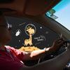 Magnetic Car Sun Shade UV Protection Auto Sunscreen Curtain Foldable Heat Insulation Window Privacy Shield for Kid Baby Children