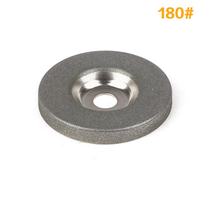 1pc Diamond Grinding Wheel Cup Emery Milling Cutter 180/320/600Grit Circle Sharpener Stone Sharpener Angle Cutting Wheel Tools