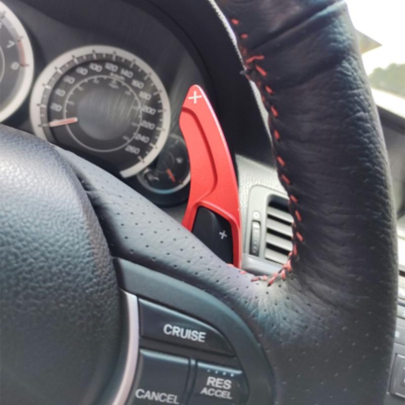 For Honda Accord Euro 8th Gen 2008 2009 2010 2011 2012 Odyssey Acura ILX Car Steering Wheel Paddle Shift Extension DSG Stickers