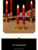 Electronic Candles for Incense Offering: God of Wealth Lamp for Buddha Altar, Housewarming, & New Home Candlestick