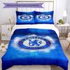 Chelsea FC Fußballspieler Bettwäsche-Set Geeignet für Spielzimmer Maschinenwaschbar Perfektes Geschenk für Freunde Familie