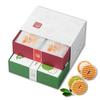 Kogetsu Hime Senju Senbei Two-Tier Box (Sugar Cream Organic Matcha 12 pieces each) Respect Aged Gift Japanese Sweets Kyoto Celebration Return Entrance