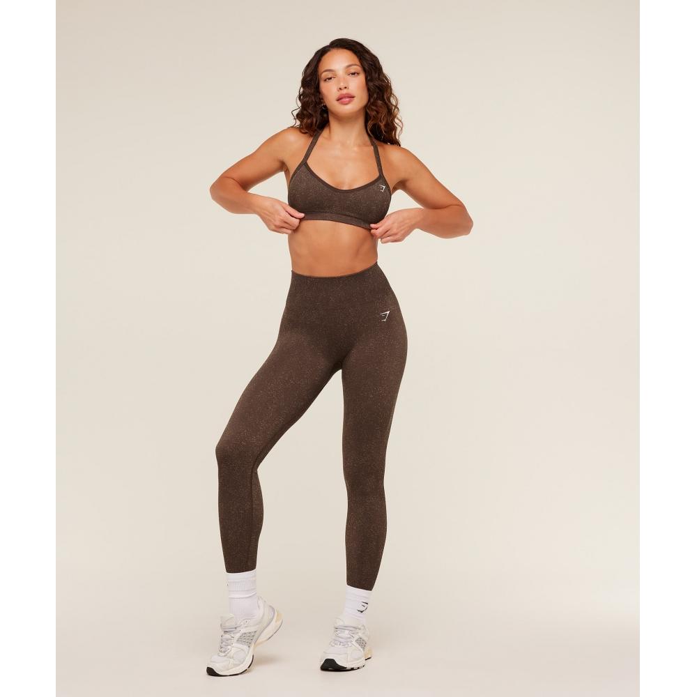 Gymshark Adapt Fleck Sports Bra Archive Brown Lifestyle Brown B5c7r Ndf4