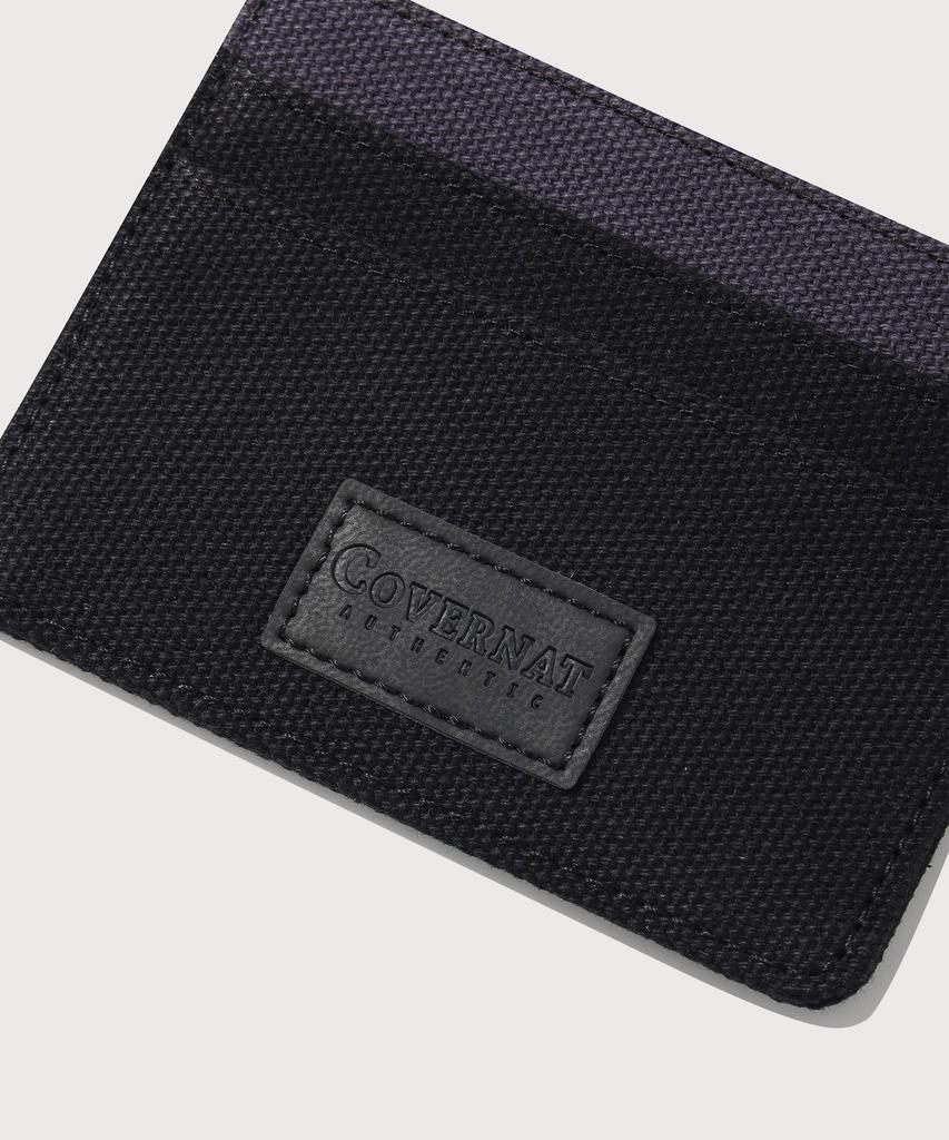 Covernat Canvas Card Holder Black
