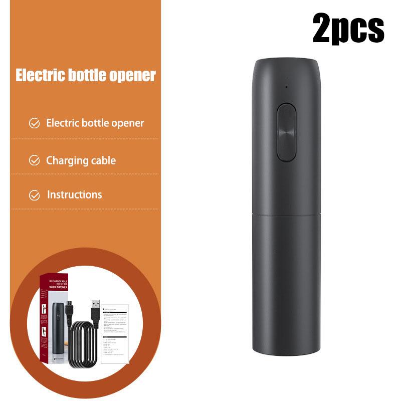 Electric Bottle Opener Household Wine Set Driver Red Wine Automatic Electric Bottle Opener With Charging Base Wine Lover Kitchen