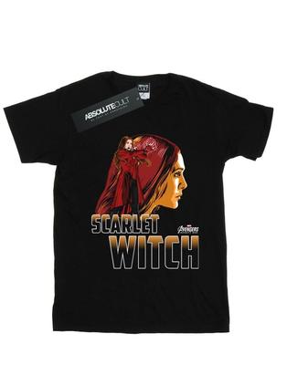 Womens/Ladies Avengers Infinity War Scarlet Witch Character Cotton Boyfriend T-Shirt