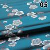 100x75cm Chinesischer Stil Jacquard Brokatstoff Pflaume bedrucktes Tuch für DIY Nähen Mongolische Robe Antikes Bühnenkostüm