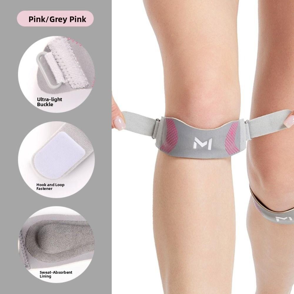 Fixed Protection Patella Knee Strap Silicone Knee Pain Relief Support Brace  Gym