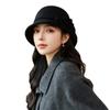 Women S Vintage Bucket Hat With Flower Pom Pom For Autumn Winter