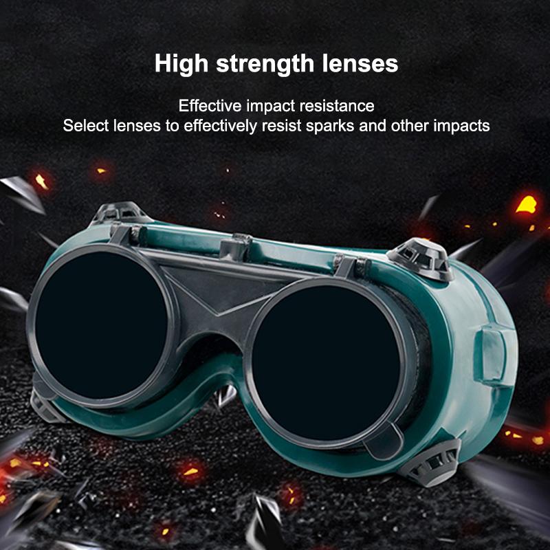 Protective Eyewear Protective Eyewear Anti-Impact Eyewear Welder'S Welding Dustproof Eyewear Goggles