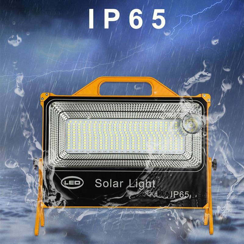 100W 200W 5 Modes With Usb Flash Light Ports Charge Mobile Devices Portable Work Lamp Solar Camping