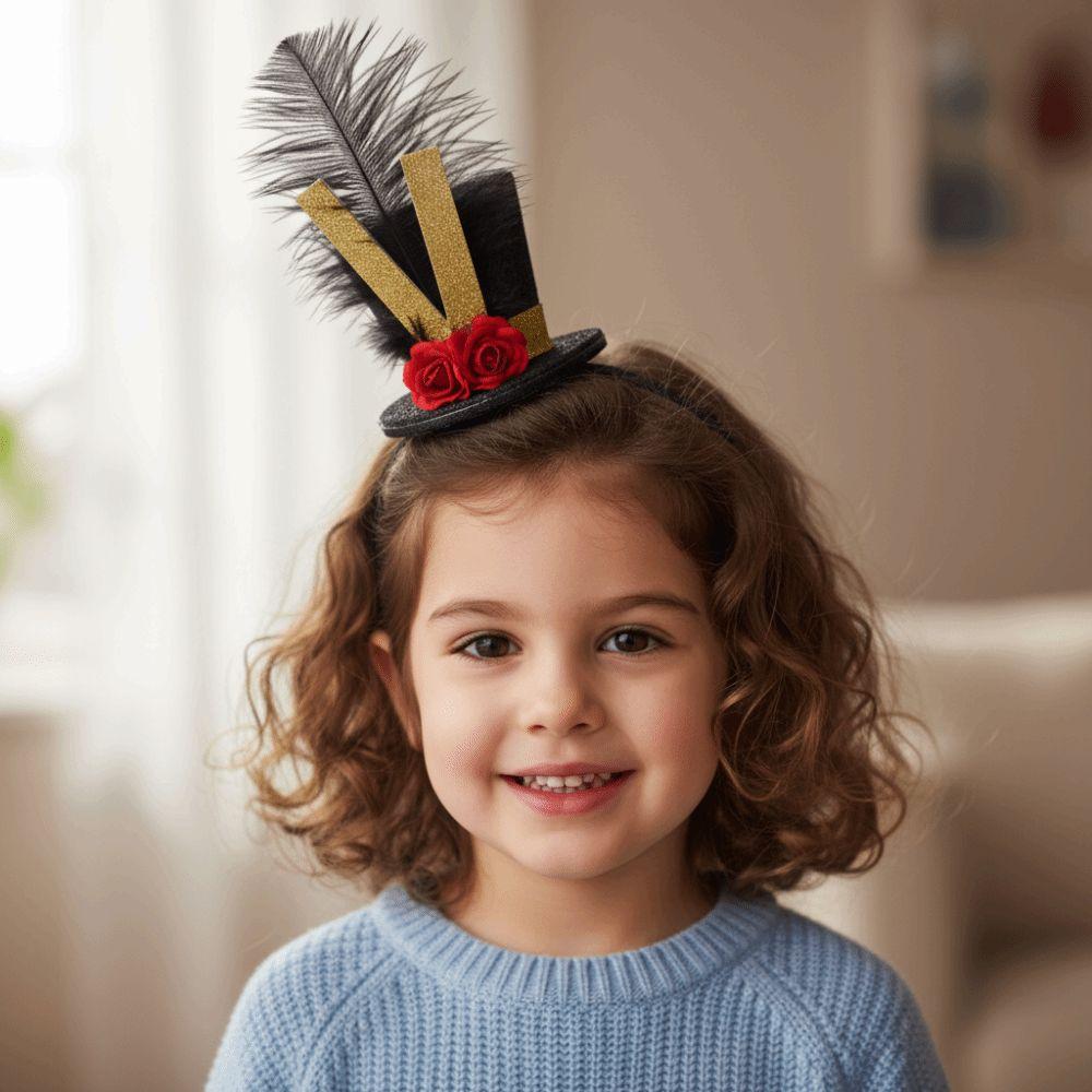 Verkleidung Karnevalsparty Stirnband Sonnenschutz Vintage Ritter Soldat Zylinder Zirkusdirektor Rollenspiel Fascinator Zylinder