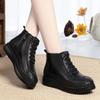 Womens Winter Warm Plush Cotton Boots Non Slip Soft Sole Thick Insulation Elderly Mom Grandma Snow Boots
