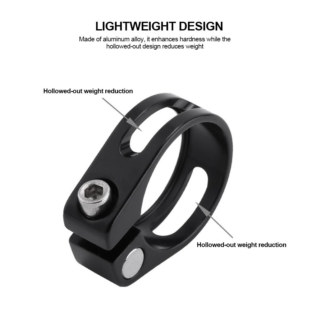 Aluminiumlegierung Fahrrad Sattelklemme Bolzen Schraube Verschluss 28,6 mm Sattel Sattelstütze Rohrklemme für MTB Rennrad Fixed Gear
