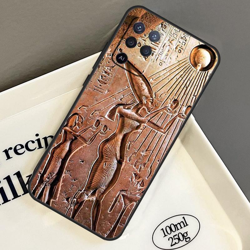 Egypt Pharaoh Mural For Oppo A58 A38 A18 A78 A98 A94 A74 A54 A15 A40 A60 A80 A16 A76 A96 A17 A57 A77 A5 Pro Case