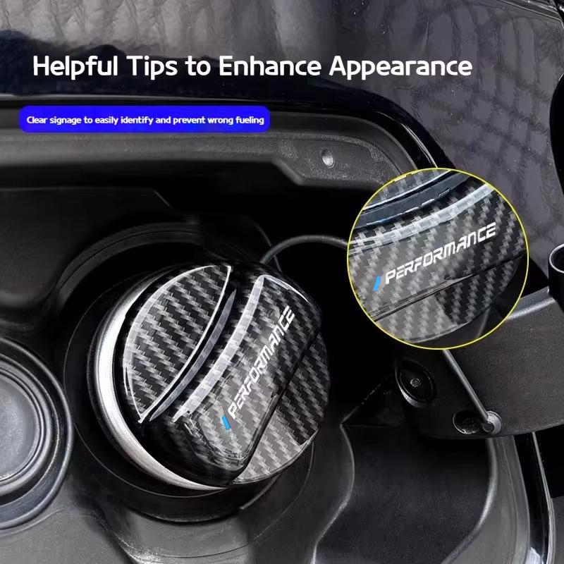 BBKJ7 ABS Carbon Fiber For BMW 5 Series X1 X3 X5 M3 M4 M5 E46 F10 F30 U11 F48 G01 G05 G20 G30 G32 G60 Car Fuel Tank Cap Cover Sticker