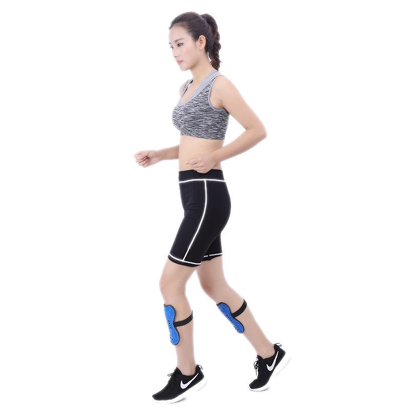 Genuine Adult Strapped Anti-Collision Football Shin Guards Sports Protective Gear