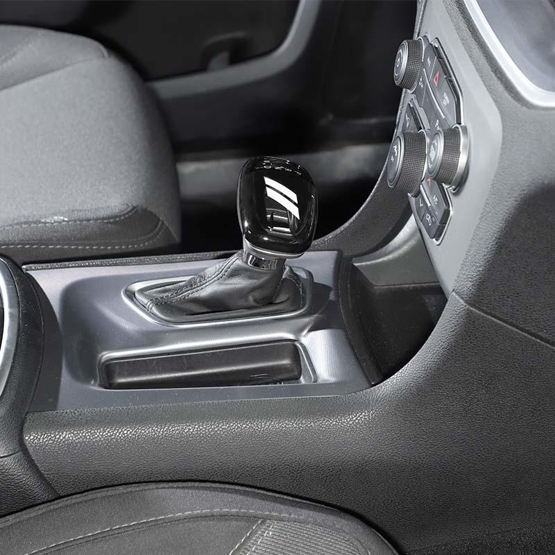 Car Gear Shift Panel Cover Gear Lever Protective Sticker For Dodge Charger For Dodge Challenger 2015 Up for Durango 2018 Up ABS Accessories