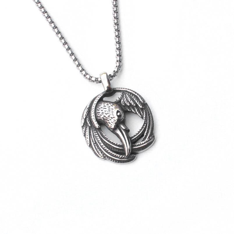 Men'S Personality Domineering Eagle Hip Hop Pendant Necklace Jewelry Creative Student Pendant
