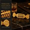 Zinc Zinc Alloy Ruyi Abacus Ornament 18cm Feng Shui Prosperity Abacus Decor Chinese Business Gift  Office