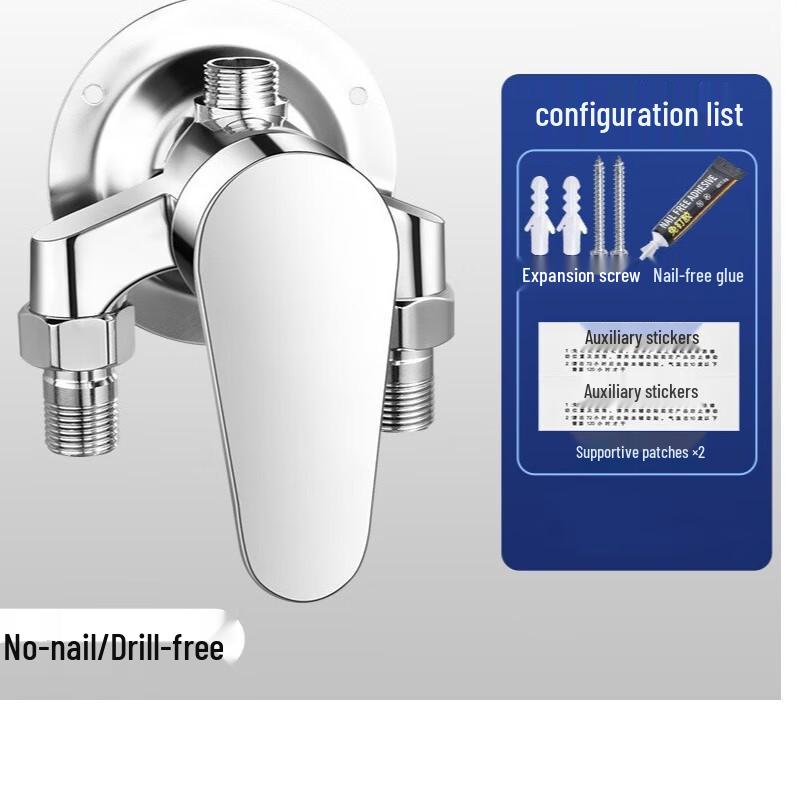 TLXT Солнечный смесительный клапан Наружный монтаж Набор душевого смесителя