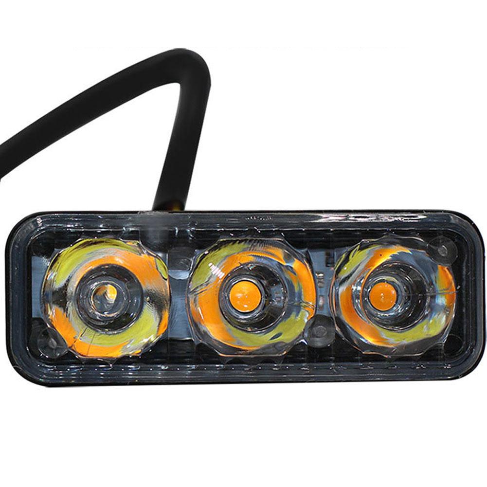 Super Autos Auto Teile Tagfahrlicht Laufen 3-LED DC 12V Nebelscheinwerfer Legierung 2St