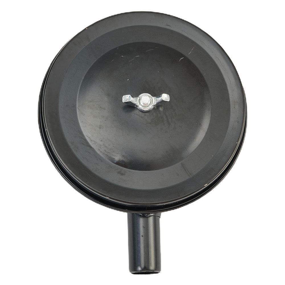 For Piston Compressors Air Compressor Muffler Set Pump Noise Metal Black