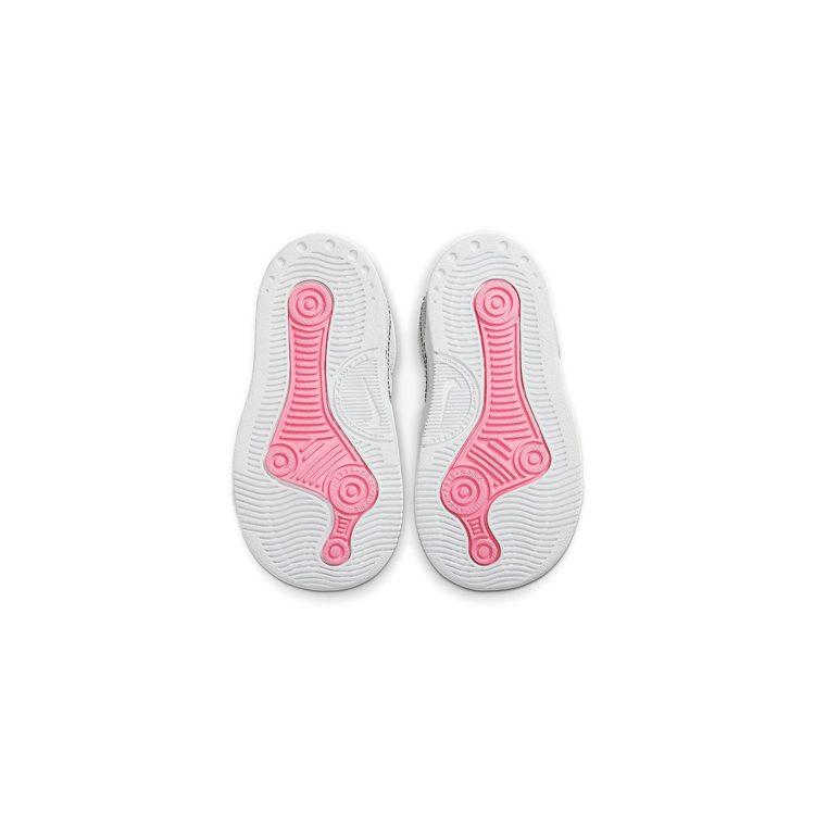 Nike Squash Type TD Abrasion Resistant Low top Toddler Shoes Gray Pink Infant And Toddler CJ4121-002