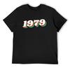 1979 Retro-Etikett, 1979 Vintage Geburtstags-T-Shirt Grafiken personalisiert Herren-T-Shirts
