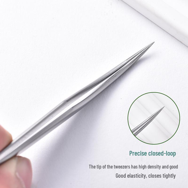 Stainless Steel Precision Eyelash Extension Tweezers - Phoenix & Princess Styles for Technicians