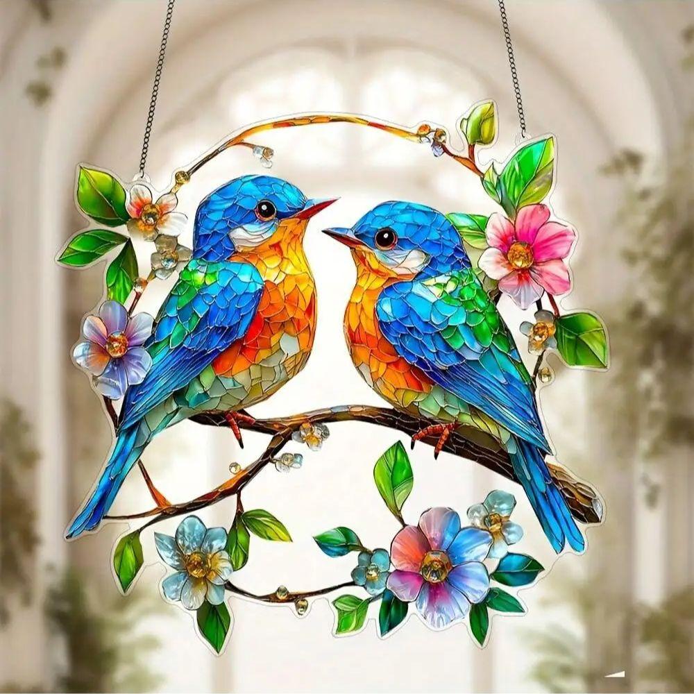 Chiting Bluebird "- the perfect gift for bird enthusiasts, suitable for car and window decoration, garden, office decoration