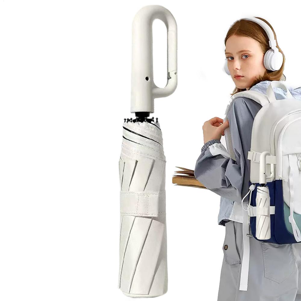 Windproof Umbrella Wind Proof Umbrellas Automatic Carabiner Handle Umbrella Compact Folding Umbrella Automatic Open And Close