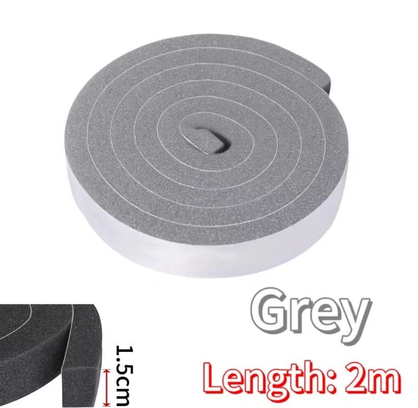 

2-6pcs Self-Adhesive Sponge Foam Insulation Tape Door Window Sealing Strip Weather Stripping Soundproof Windproof Dustproof Seal 2pcs