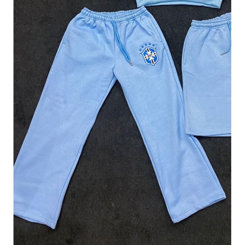 Y2K Streetwear Hoodie Sweatpants Set Embroidered Casual Loose Fit Women