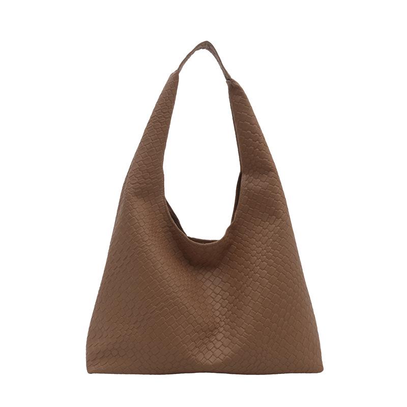 Women's High-Capacity Retro Underarm Tote - 2024 Autumn/Winter Single Shoulder Bag