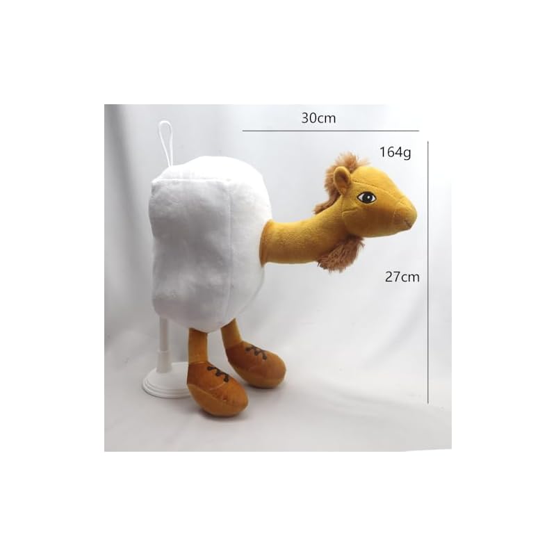 Italian Brainlot Tuntun Tuntun Saful Plush Toy, 30cm Throw Pillow, Soft, Cute, and Fun, Room Decor, Figurine, Kids' Holiday Gift, Toy (J)