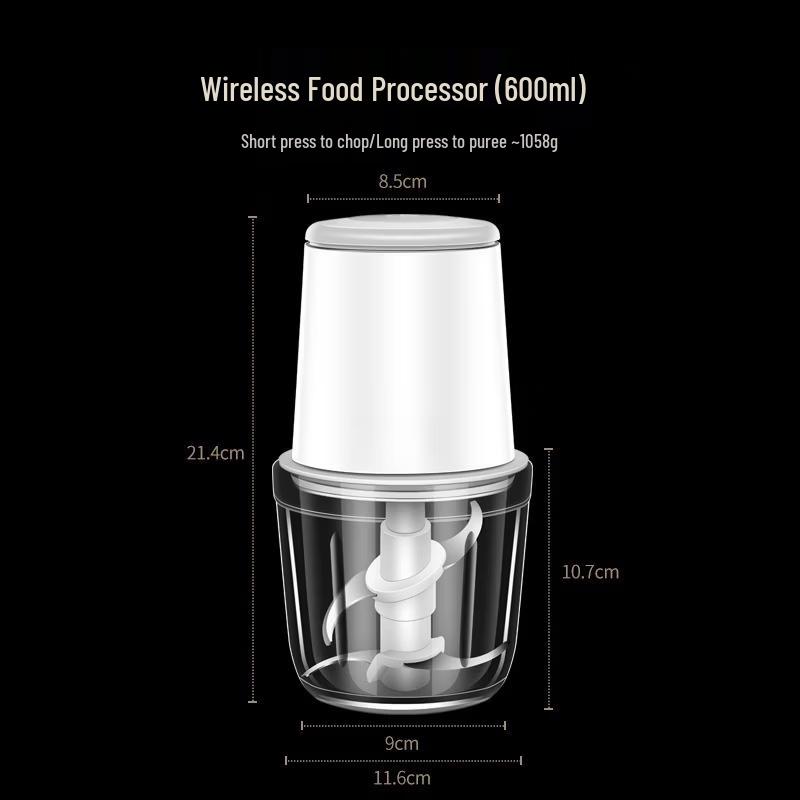 

Lilang Wireless Electric Food Chopper & Garlic Mincer