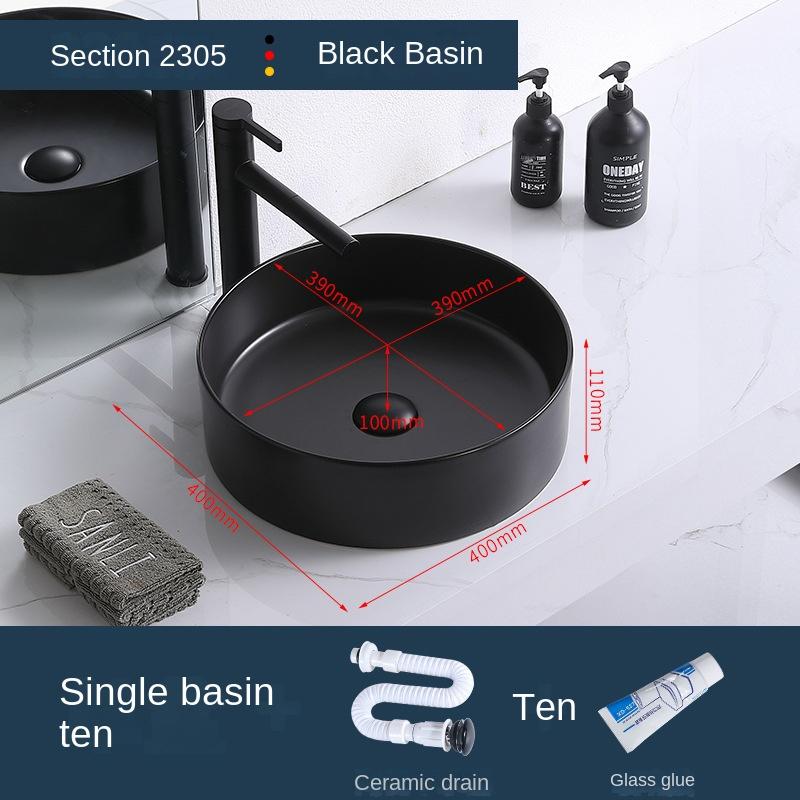 Ceramic Matte Countertop Washbasin Washbasin Engineering Hotel Apartment Bathroom Washbasin