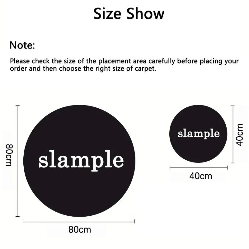 Marine Round Rug Compass Floor Carpet Wheel Non Slip Circle Rugs Sailor Anti Slip Mat Anchor Area Rugs Blue Rug for Living Room