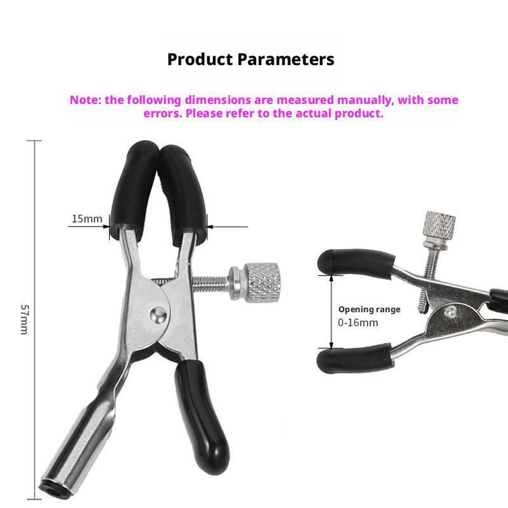 Electric Shock Nipple Clamps Breast Massager Stimulator BDSM Toys Bondage Clitoris Labia Clamp Slave Sex Toys Women Adult Games