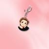 7pcs BTS Cool Black Outfit Anime Cartoon Acrylic Keychain, Bangtan Boys Cartoon Figure Keyring, Kpop Idol Bag Pendant for ARMY Fans