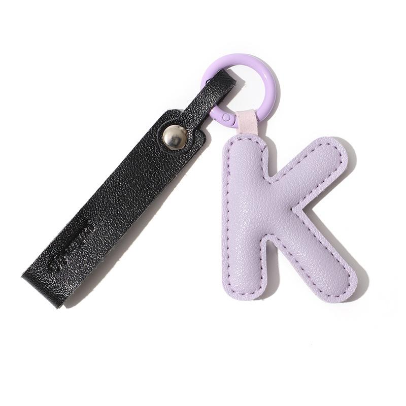 

1Pc Leather Keychain Lightweight Key Logo Monogrammed Charms Leather Monogrammed Keychain Car Key Companion Key Fob Durability
