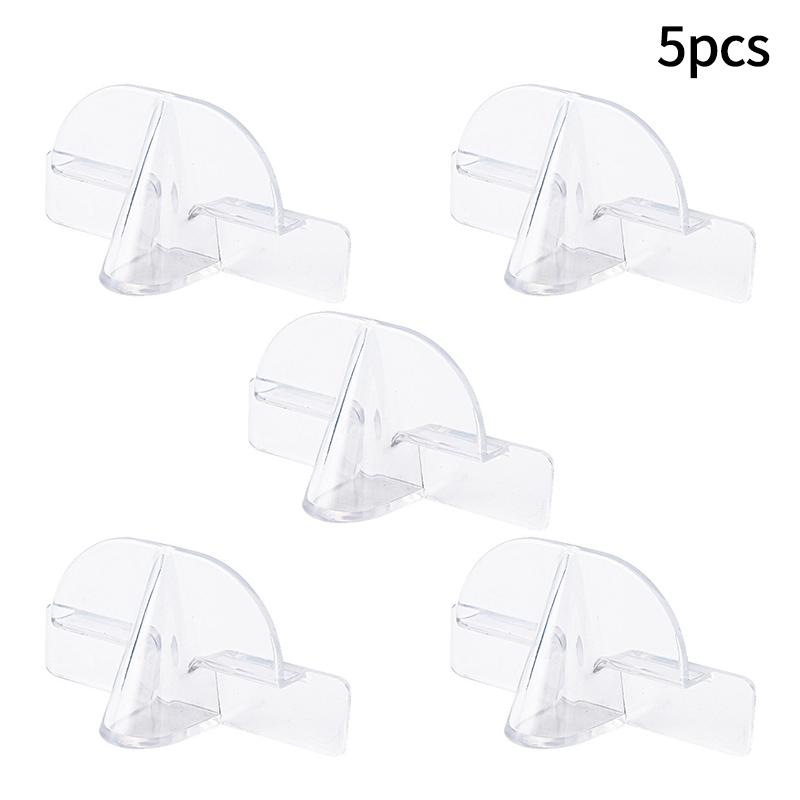 1/3/5/10pcs Glasses Storage Rack Transparent Color Wall-Mounted Sunglasses Storage Holder Glasses Display Rack Home Decoration
