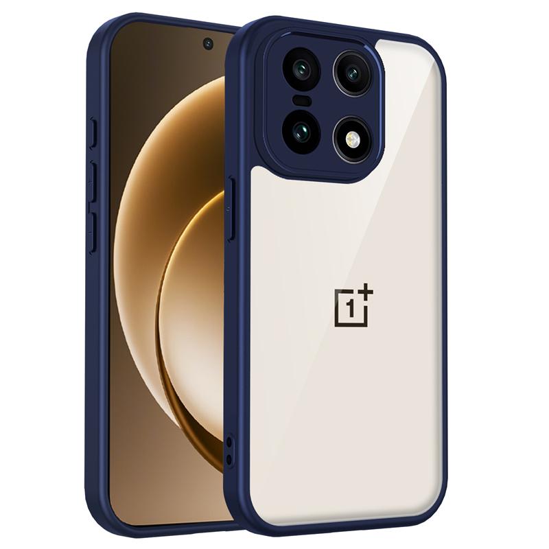 Funda de Silicona Transparente Para OnePlus 15 Oneplus15 Cubierta Trasera de PC con Parachoques de TPU Resistente a Golpes Fundas Transparentes para Teléfono Para One Plus 15