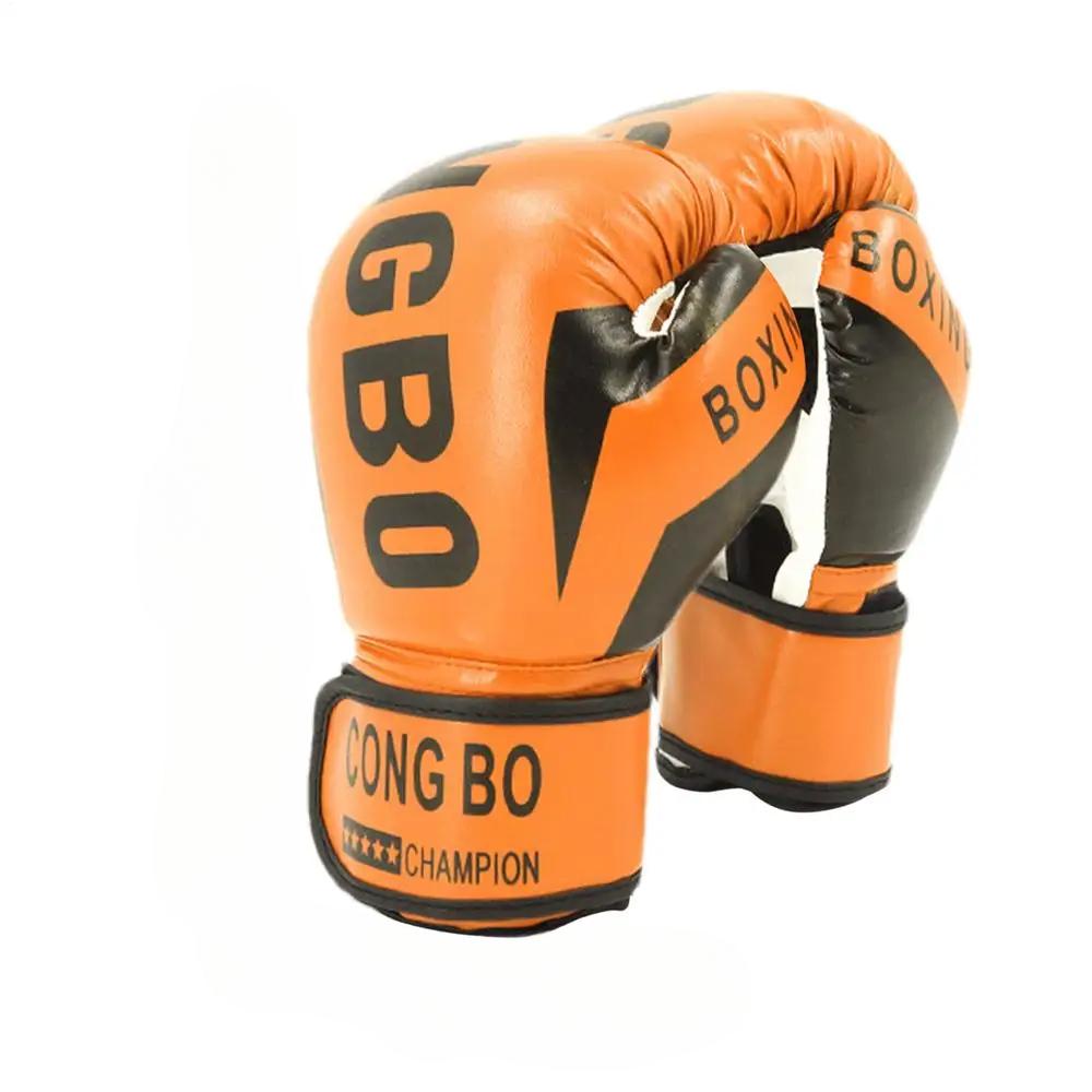 Kids Boxing Gloves Pu Punching Mitts Hand Protector For Bodybuilding Gym Training Exercise
